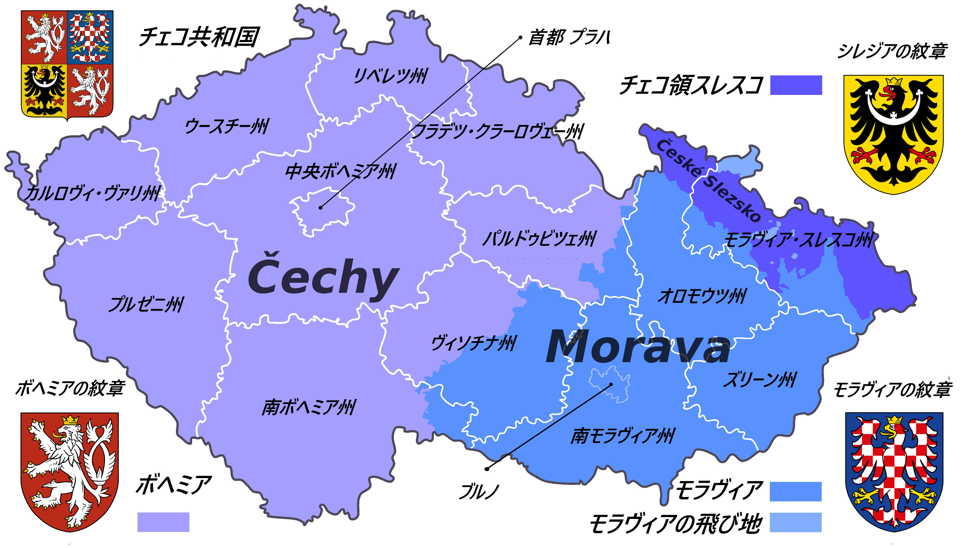 少しゆるいチェコ共和国地図のイラスト素材100334421- PIXTA