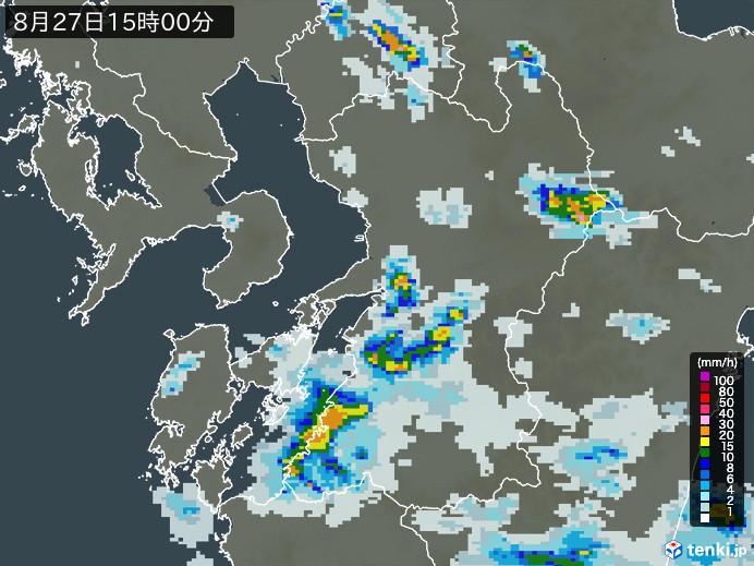 九州道・宮原SA ライブカメラと雨雲レーダー 熊本県氷川町早尾