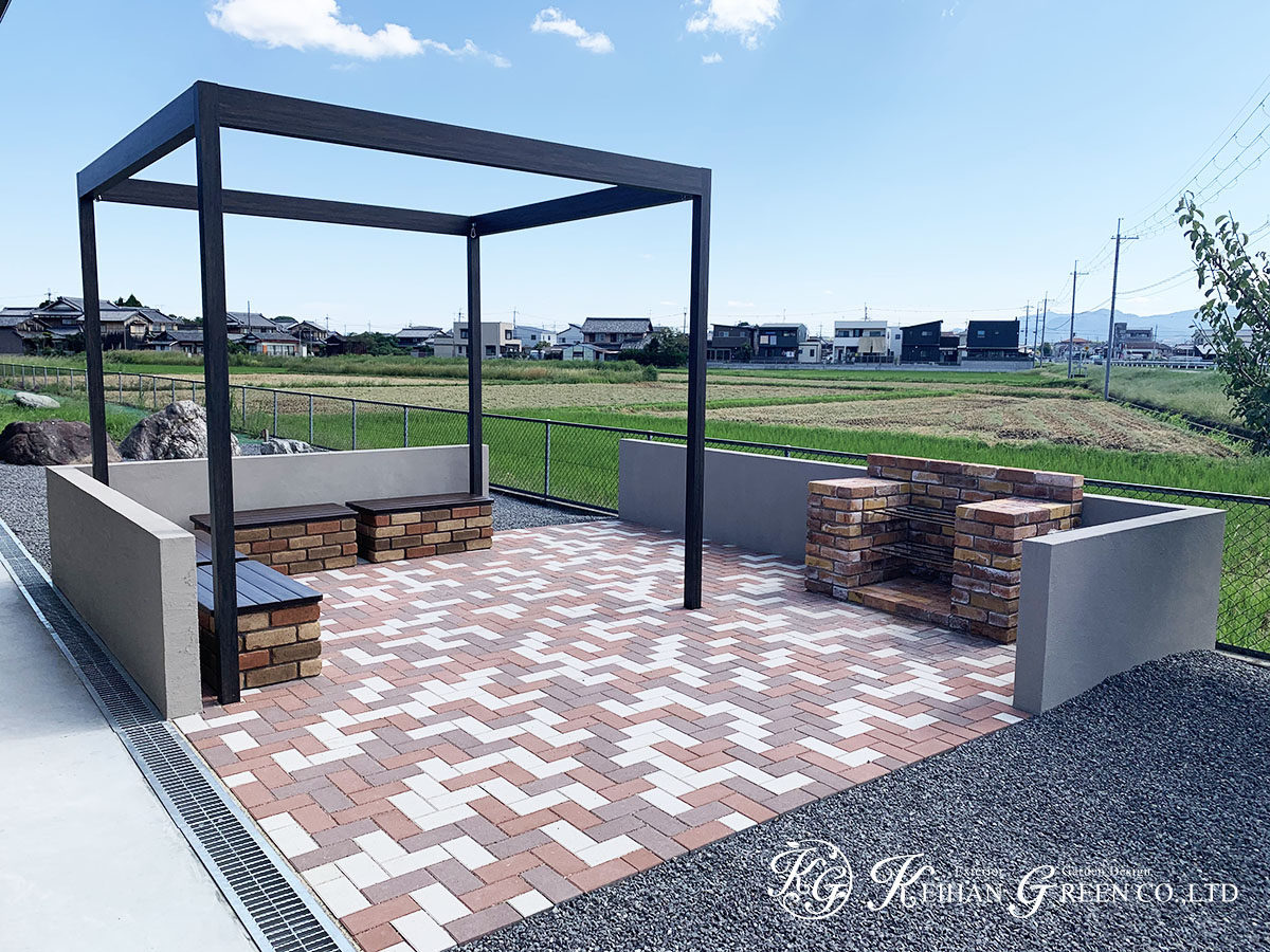 札幌市手稲区インターBBQスペース☆サイズの違いでアクセントを