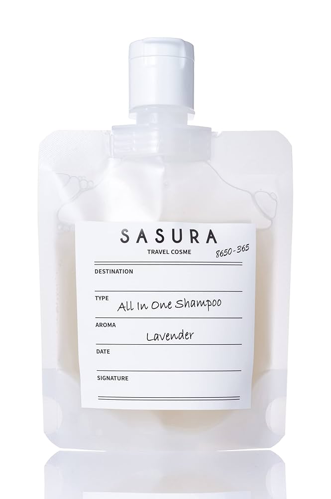 旅行前はセリアへ！100円でいつも使ってるシャンプーやスキンケアを試供品みたいに持っていけますゾ✨Pouch ポーチ