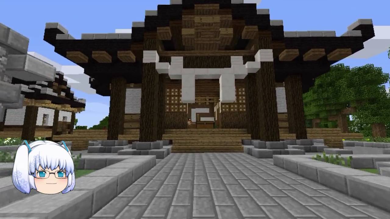 マイクラ 謹賀新年！神社をつくってみた！～今年の抱負も考えます！～ - すろーのマイクラ日記