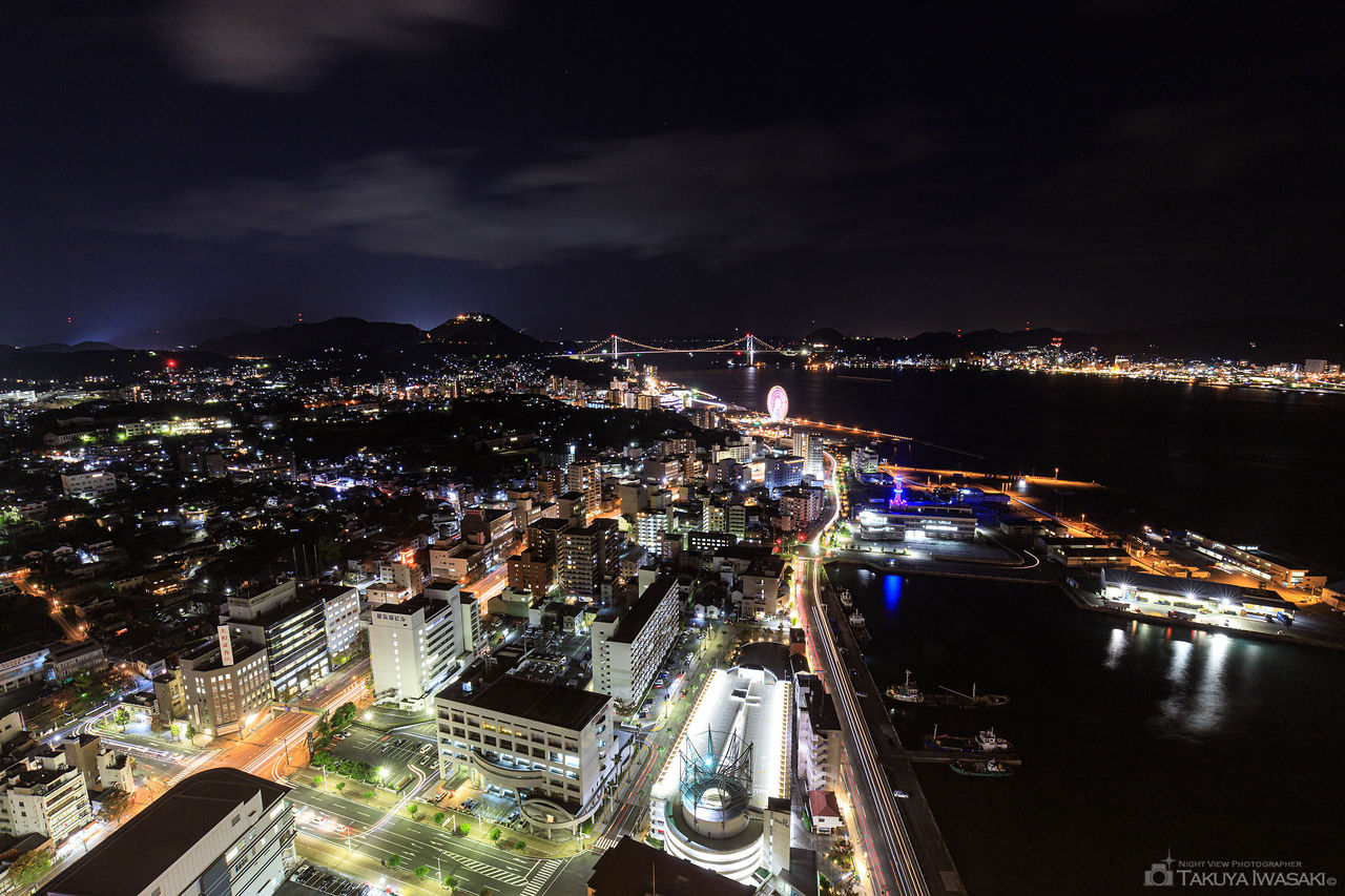 下関の絶景夜景 海峡ゆめタワー＆関門連絡船のナイトクルージングTech Hippo