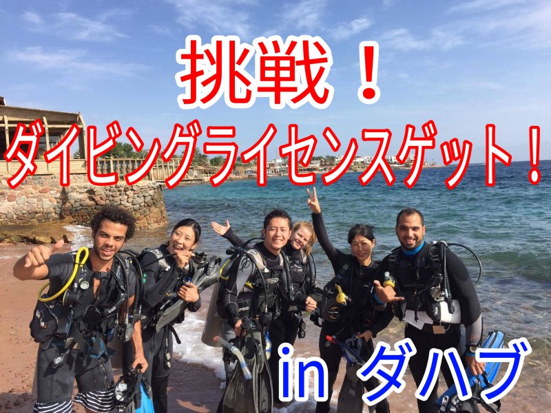人生初！ダイビング🤿✨がエジプトTrip.com ダハブ