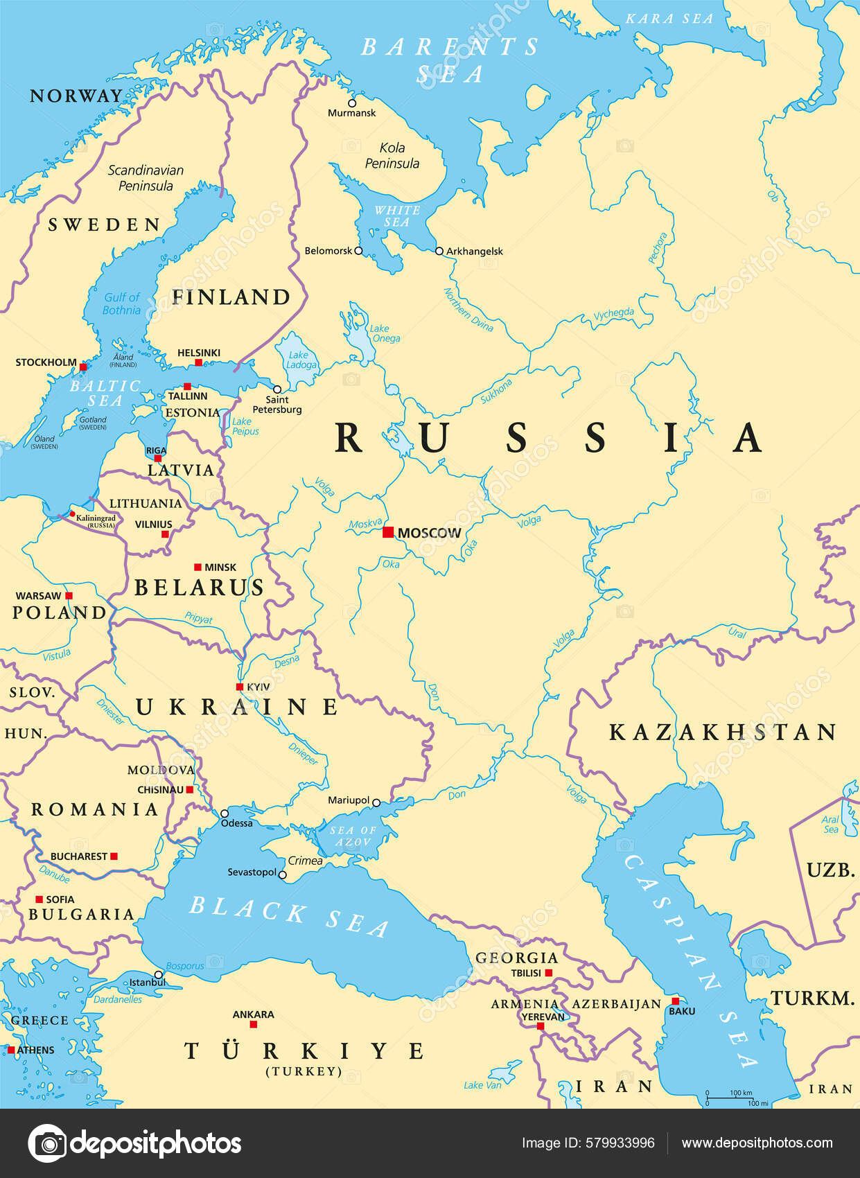 アムダリア川とカラクーム運河Geographico