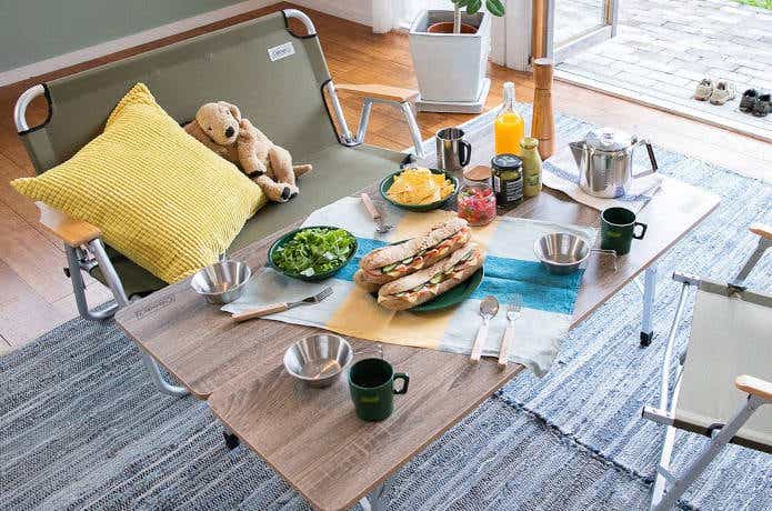 アウトドアテーブルを自宅でも使おう！おすすめモデルと実際の使用例CAMP HACK キャンプハック