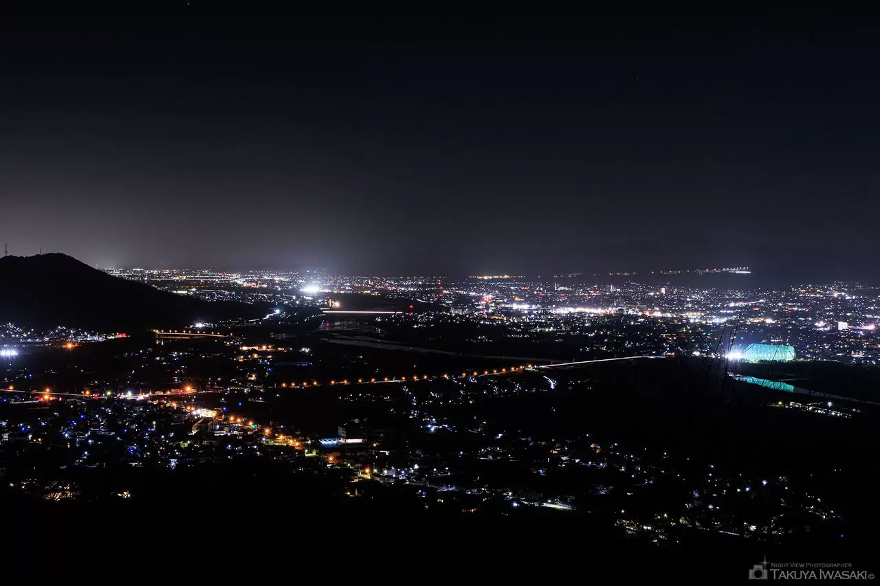 白浜西山公園の夜景 兵庫県姫路市