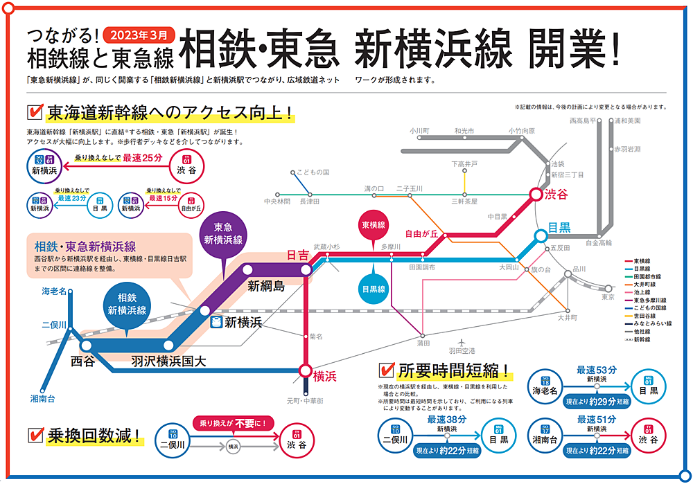新横浜駅乗り換えマップ 新幹線・相鉄 東急新横浜線・横浜線・ブルーライン