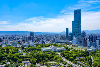 あべのハルカスから見える２つの通天閣⁉～世界の果てまでイッテみたい～