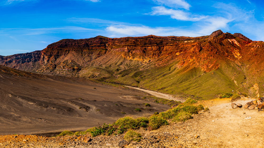 活火山の壮大な景色を満喫！ 阿蘇山の観光モデルコース 中岳～草千里
