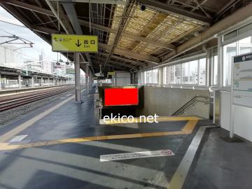 ＪＲ岡山駅 新幹線ホームの階段・エスカレーター・エレベーターに近い降車位置情報