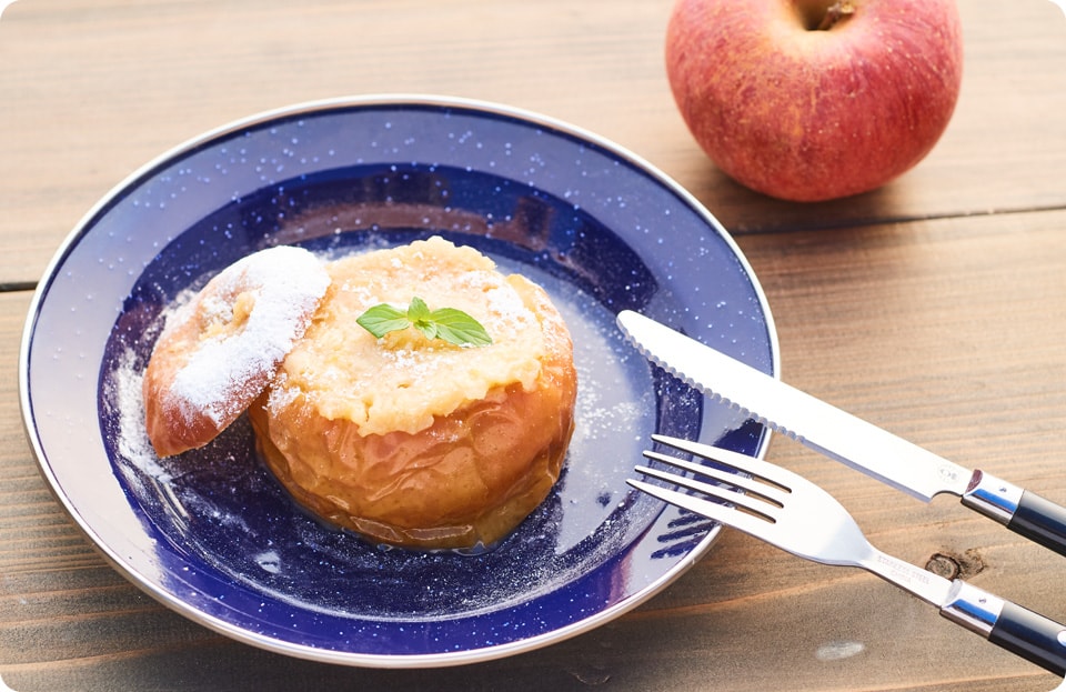 簡単なのに美味しい！丸ごと焼きりんご