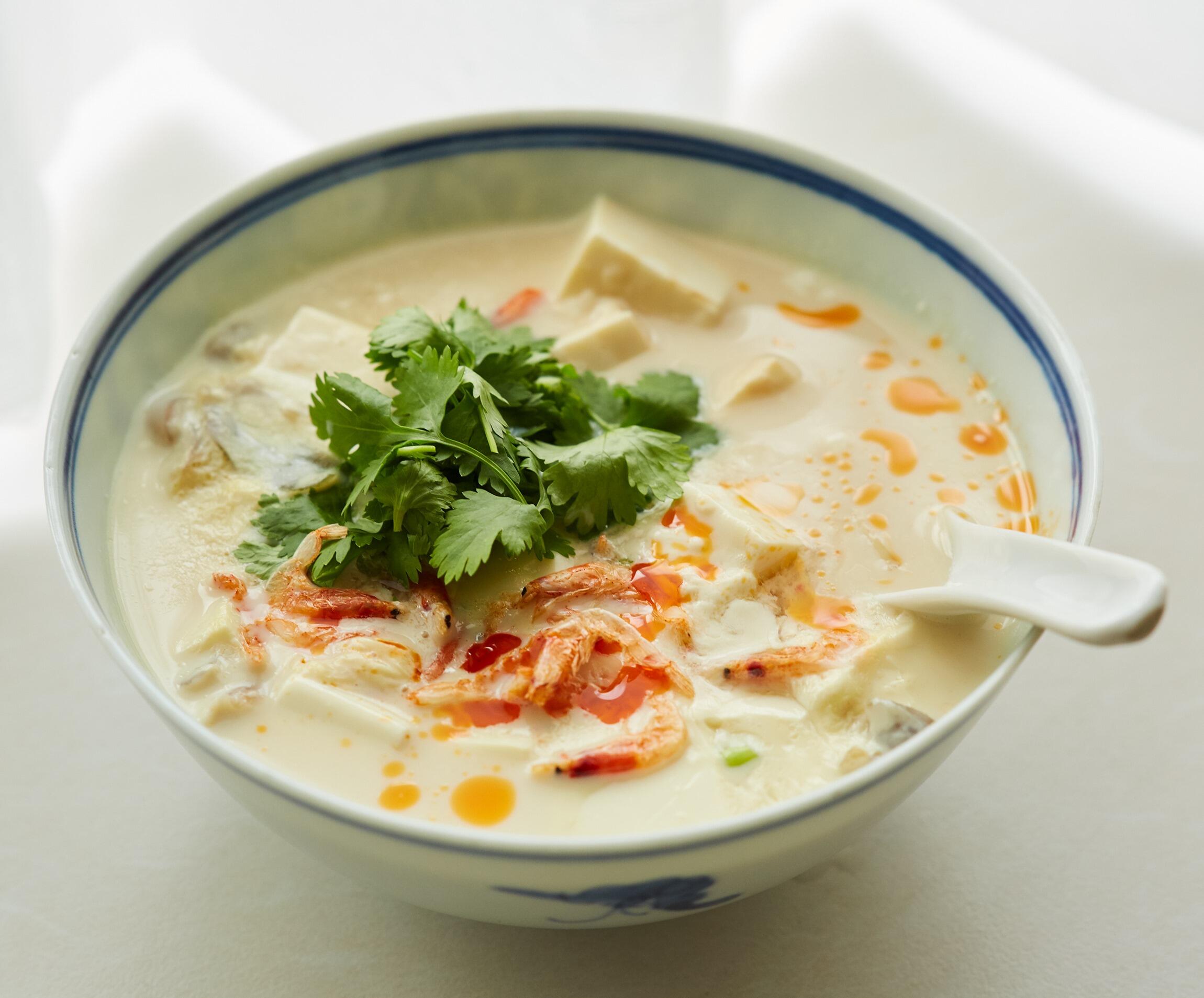 注ぐだけで簡単！台湾の人気朝食メニュー「鹹豆漿 シェントウジャン 」 - 朝時間.jp