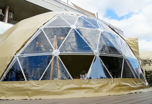 冒険心をくすぐるドームテント吹上浜フィールドホテル