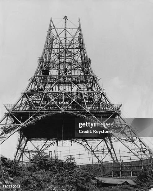 2,200点を超える東京タワー 建設のストックフォト、写真、そしてロイヤリティフリーの画像 - iStock