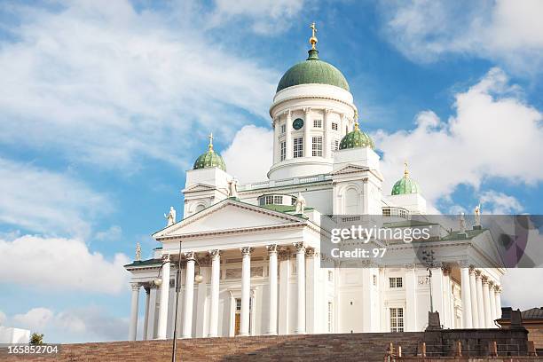冬の寒い日にヘルシンキ大聖堂 Tuomiokirkkoの写真素材・画像素材 Image 12627789