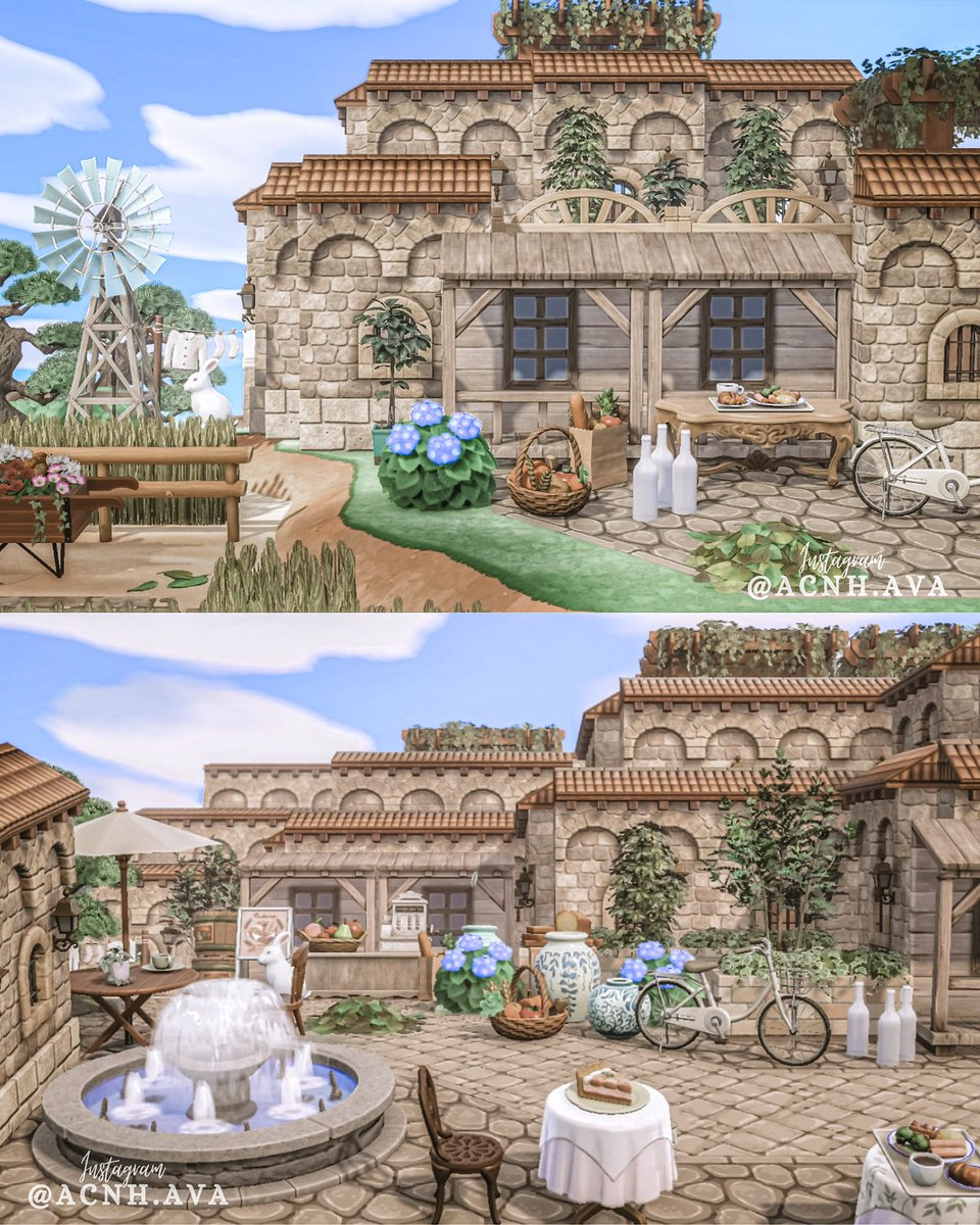 あつ森 ちゅうせいのまちなみのリメイク 色違い