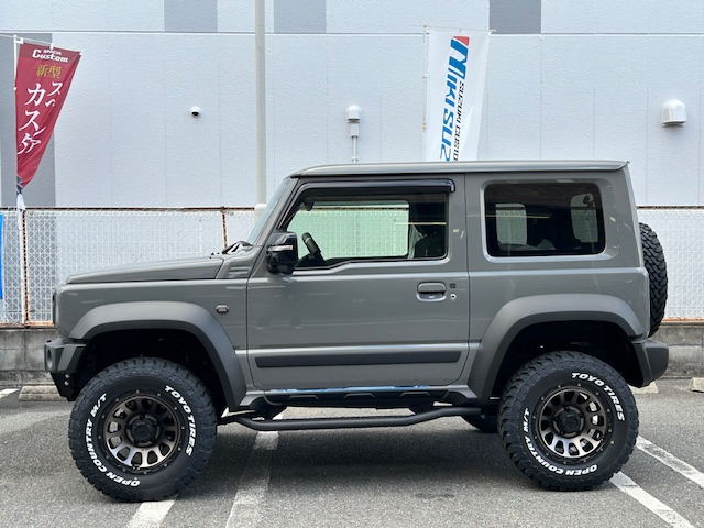 ミディアムグレーG62コンプリートカスタムカー完成 – ジムニーJB64W＆シエラJB74Wなどのエアロパーツ製造販売