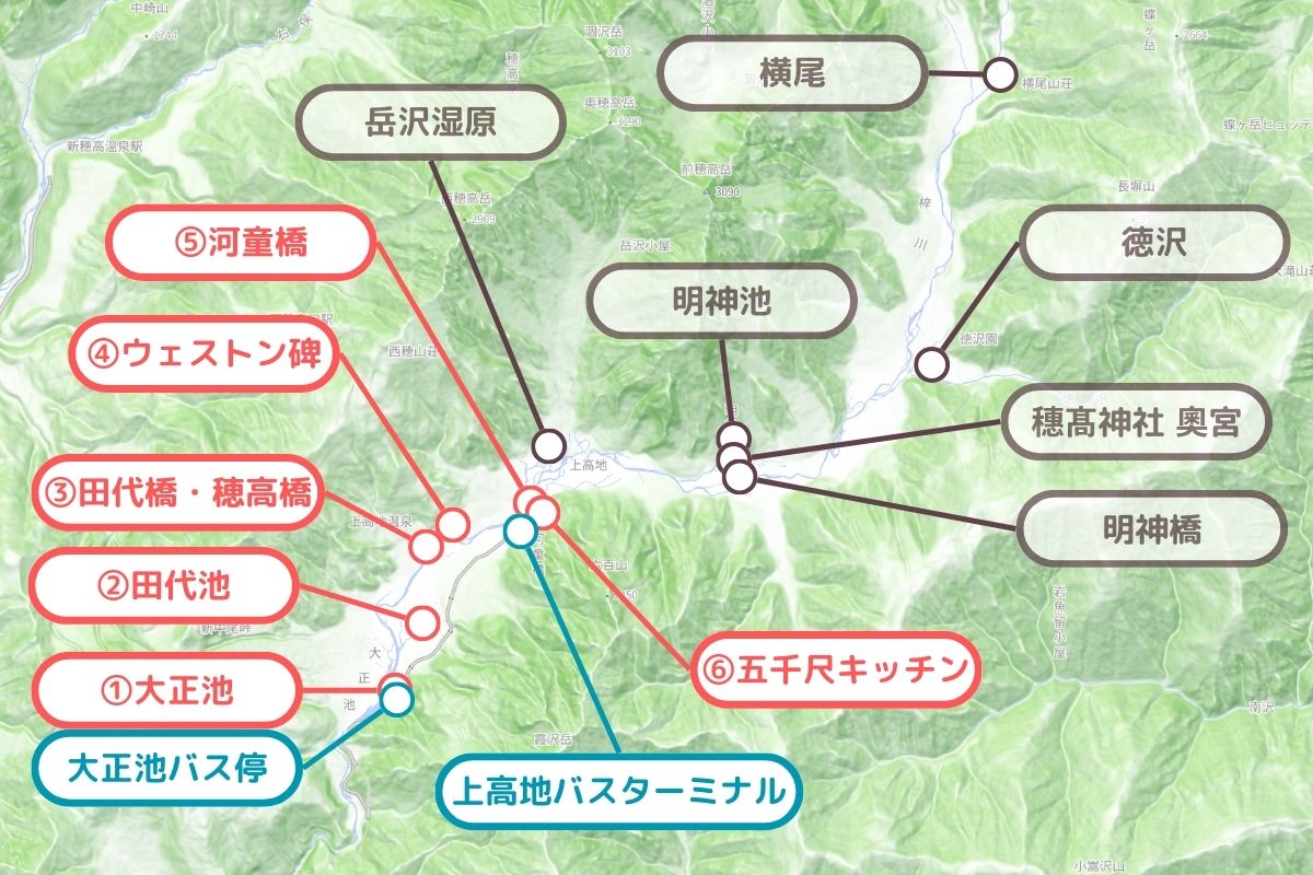 長野 上高地1日目 河童橋⇔大正池