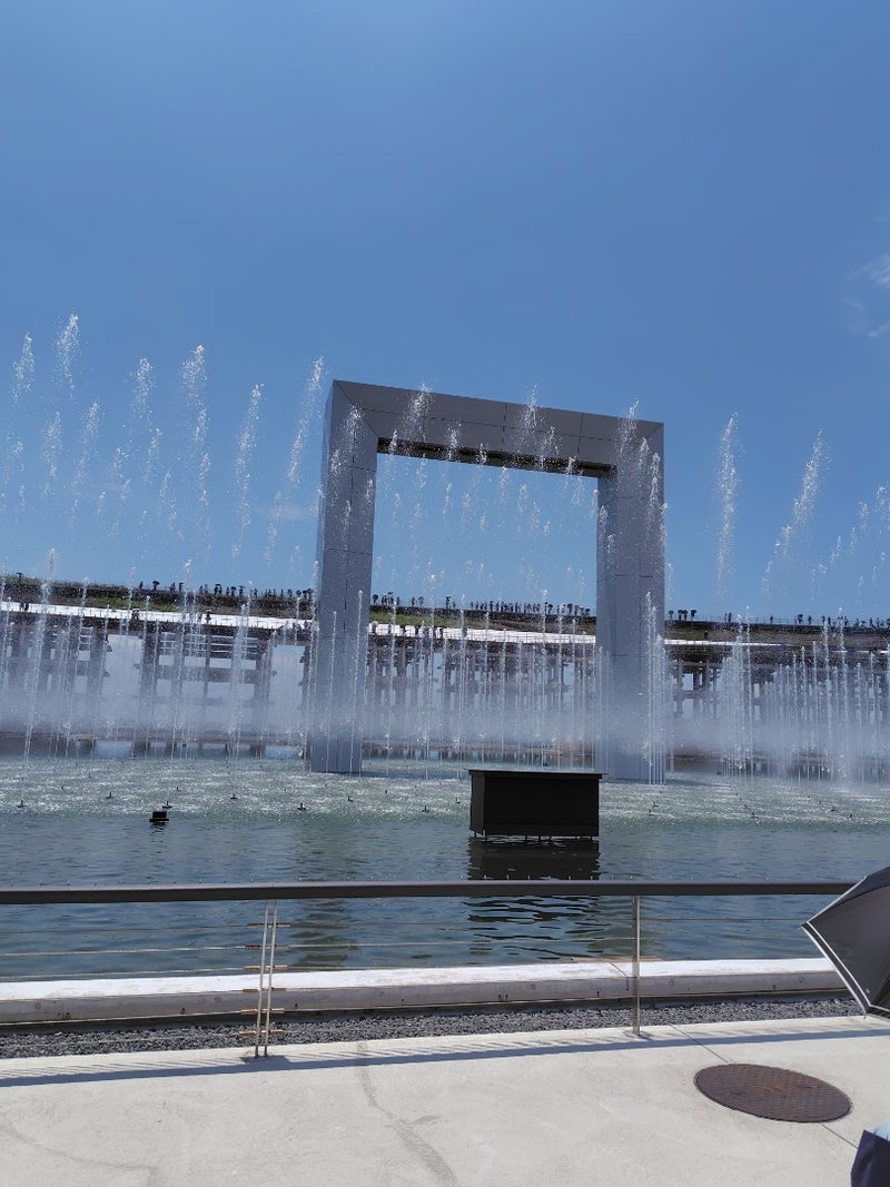 噴水レーザーショー時之栖