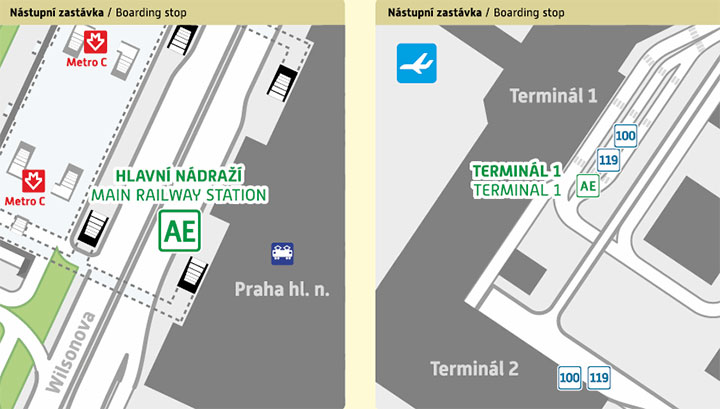 簡単 公共交通機関を利用したプラハ空港から市内へのアクセス方法を解説ノテボーク