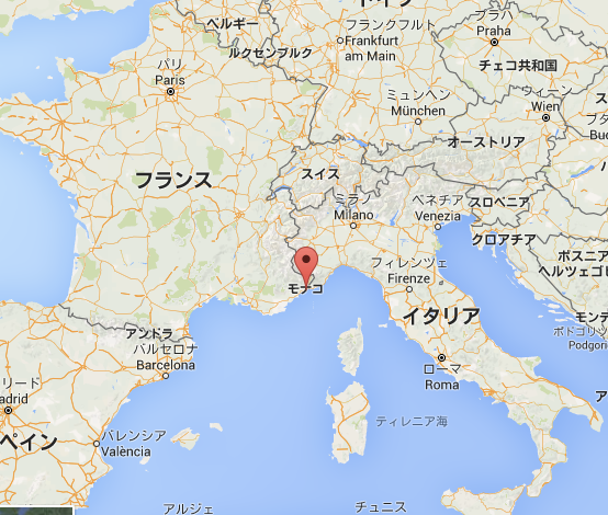 商用可素材 モナコ公国の白地図セット！ 西ヨーロッパにあるモナコ公国