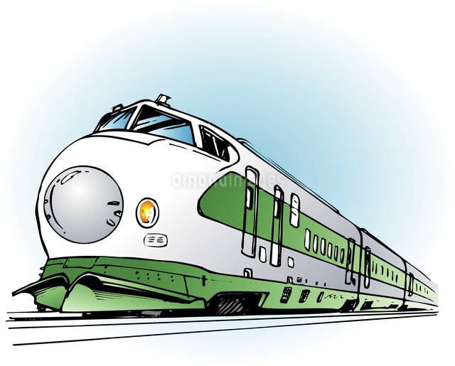 手書き 新幹線イラスト・フリー素材なら「シンテリ」