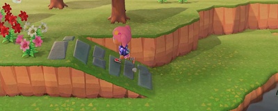 あつ森 海が見える丘の上のパン屋さん～崖上に建てるお家レイアウト～ -