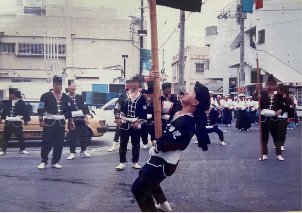 旗頭と獅子舞のガーエー@第58回 琉球王朝祭り首里：南の島旅