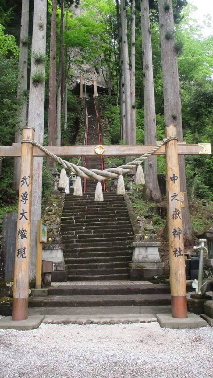 妙義山 中之嶽神社境内のご案内
