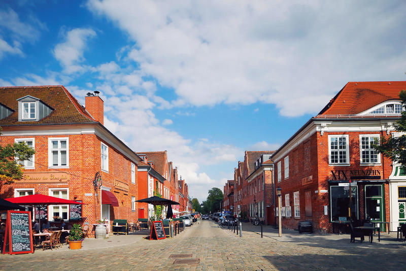 ニューカッスルの可愛いレンガ造りの街並み 写真素材5567239- フォトライブラリ