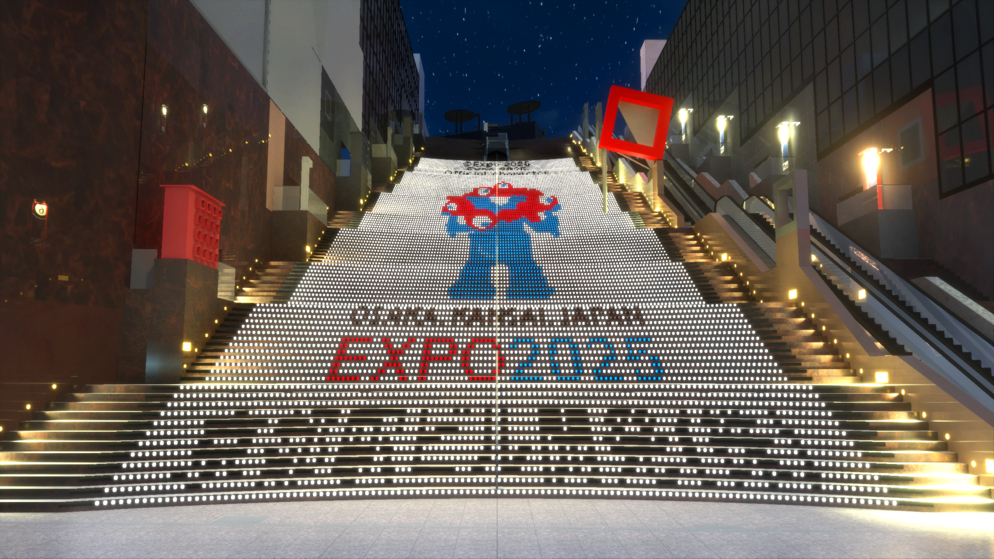 京都駅の美しいライトアップに感動TikTok