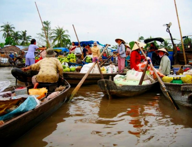 ベトナム、カントーの隠れたカイラン水上マーケットツアーKlook