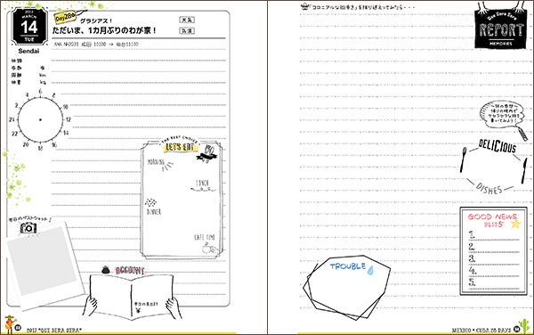Excel・Wordで1泊2日の家族旅行の「旅のしおり」が簡単に作成＆A4印刷できる！かわ