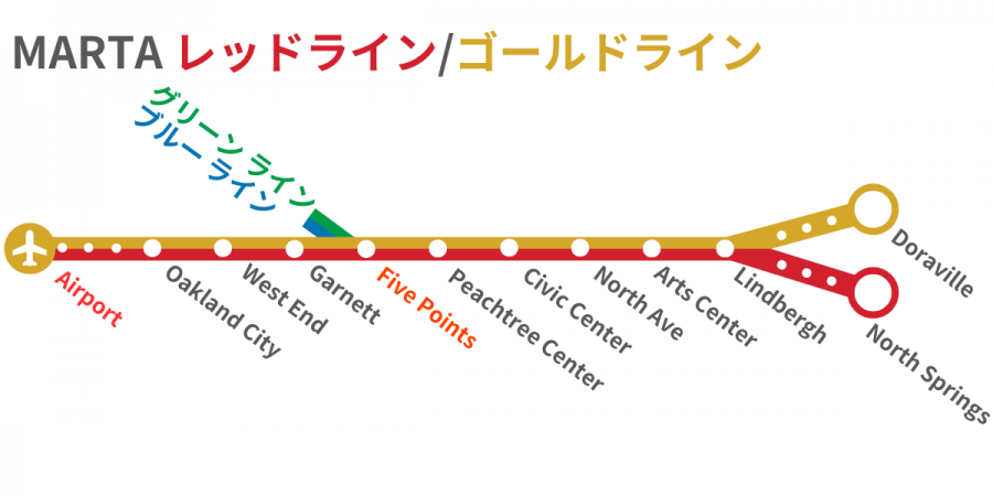 アトランタに一泊追加で緊急滞在ふみプレイス