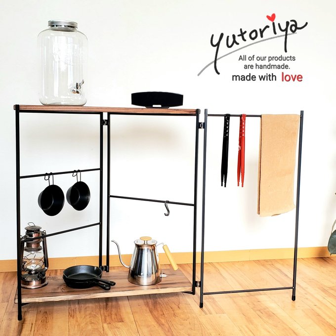 700 アイアンラック アイアンシェルフ アイアンレッグ キャンプ