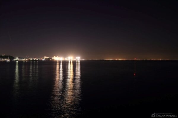 ヴェルニー公園の夜景情報 神奈川県横須賀市使い道のない風景