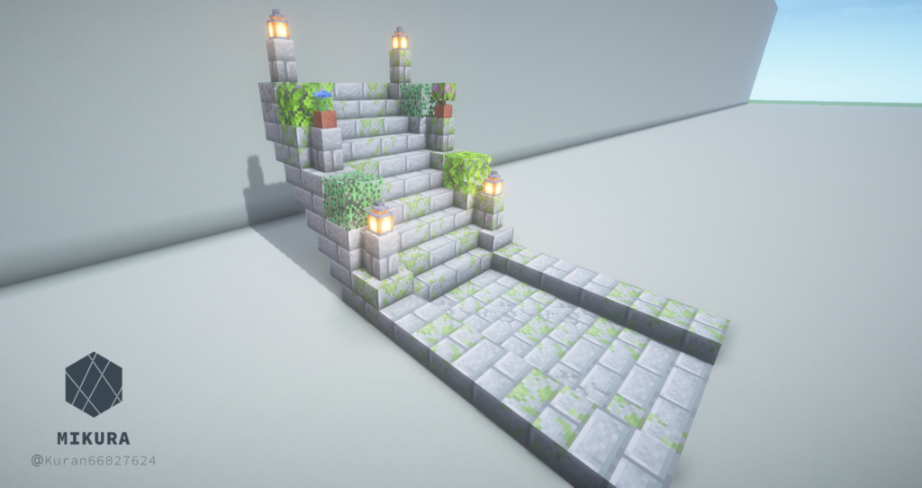 Minecraft 階段下のおしゃれな書斎 作り方マイクラMinecraftマインクラフトマイクラ建築TikTok