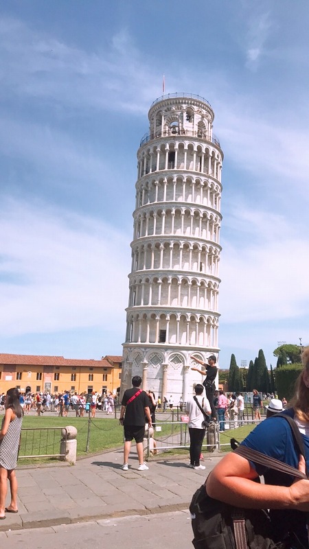 ピサ観光とピサの斜塔入場 午後発トラベルドンキーフィレンツェ・イタリア