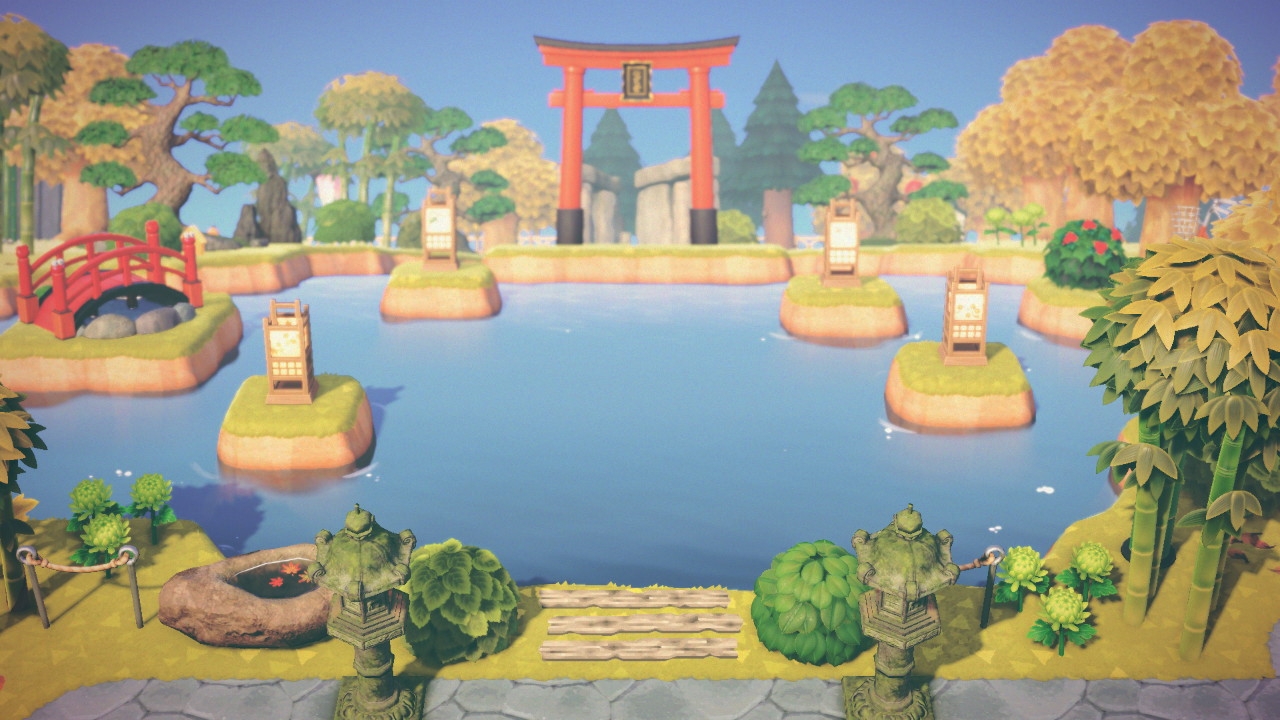 あつ森 あつまれどうぶつの森で神社風レイアウト - いつもの暮らしをちょっと良くする