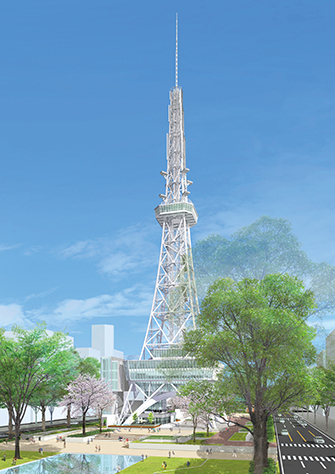 名古屋テレビ塔で点灯式 1年9カ月の休止期間を経てライティング演出復活 -
