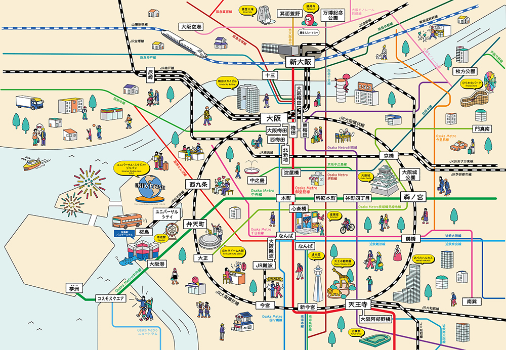 B大阪市24区全図 1 25,000地図タウンロード販売地図素材