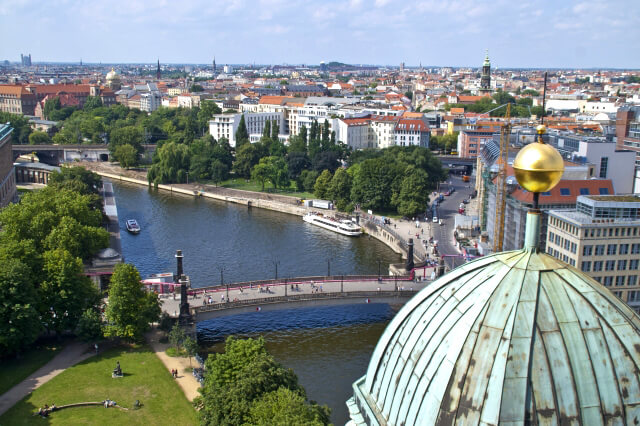 ドイツ主要都市地図 日本語都市名入り