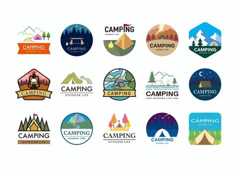 キャンプ場ロゴマークブランド化ブランディング