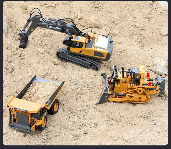 Qoo10ショベルカー ラジコンカー ダンプカ