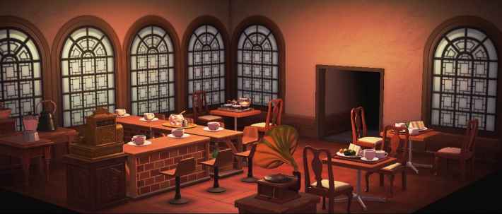 あつ森ハピパラ レストラン2階の個室を増築 -