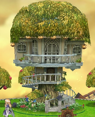 ツリーハウスの秘密基地Minecraft