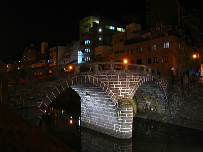 眼鏡橋ライトアップ 長崎市