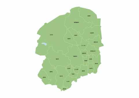 東北 北陸 関東 地図 イラスト素材5100529-