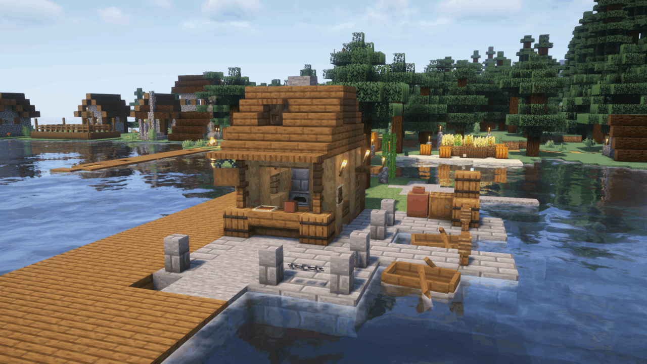 Minecraftbuilds 朱サバ カラフルな街