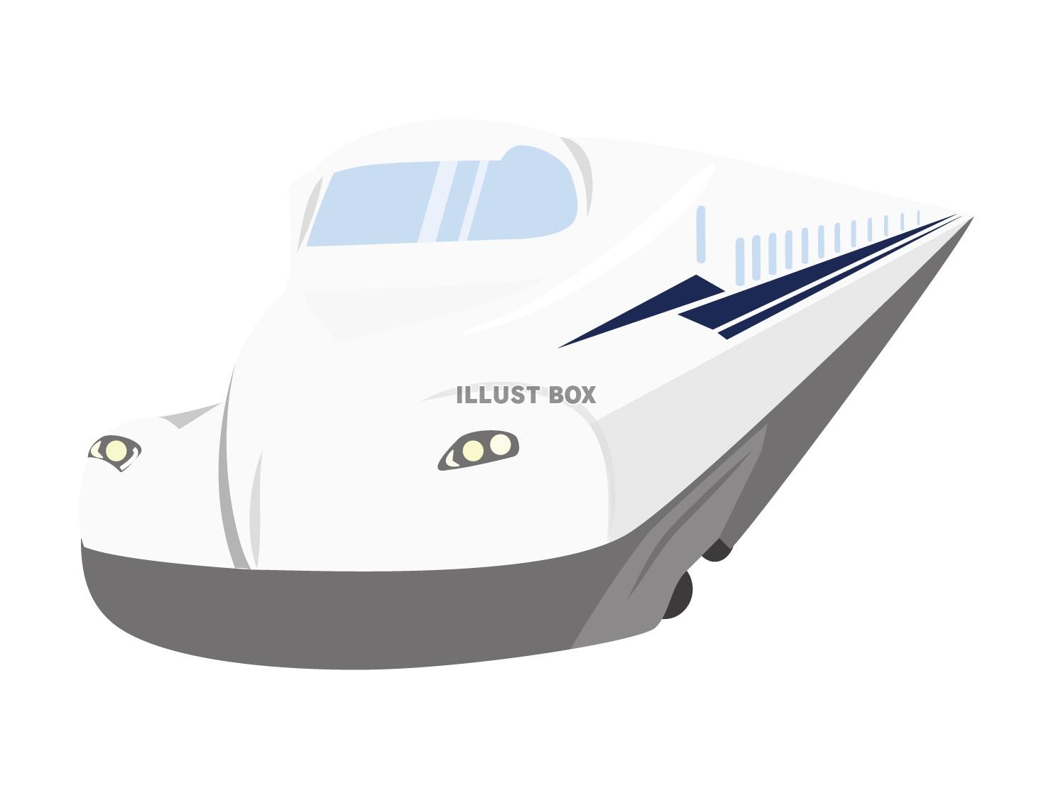 新幹線イラストレイン🚂 - イラスト無料素材